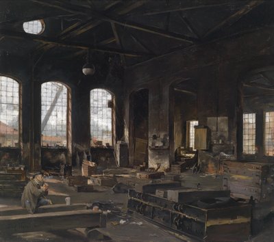 Hora de ocio en el taller de Josef Huber